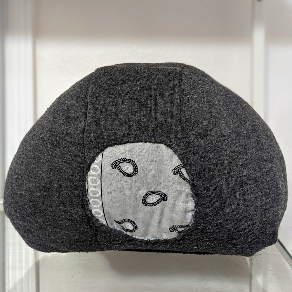 Ensemble Reversible Fleece Puffer Hoodie in Shadow Grey (Lrg)